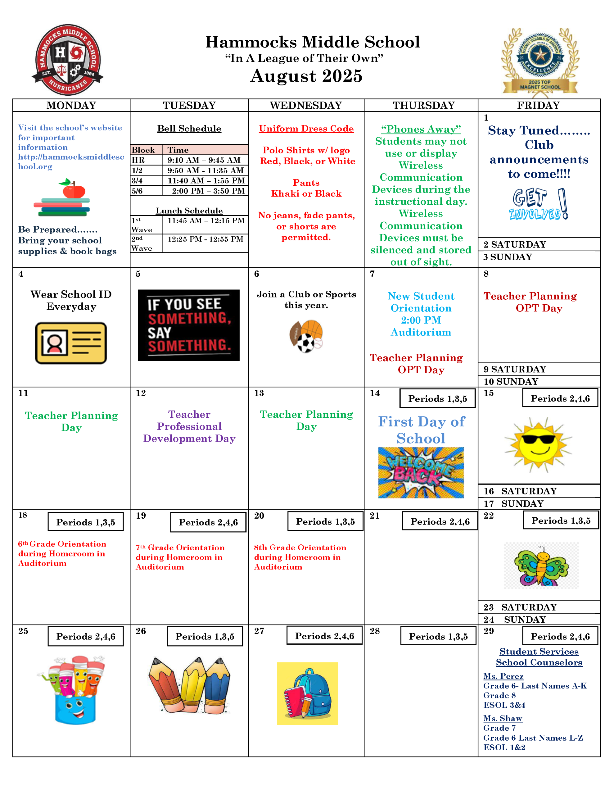 calendar